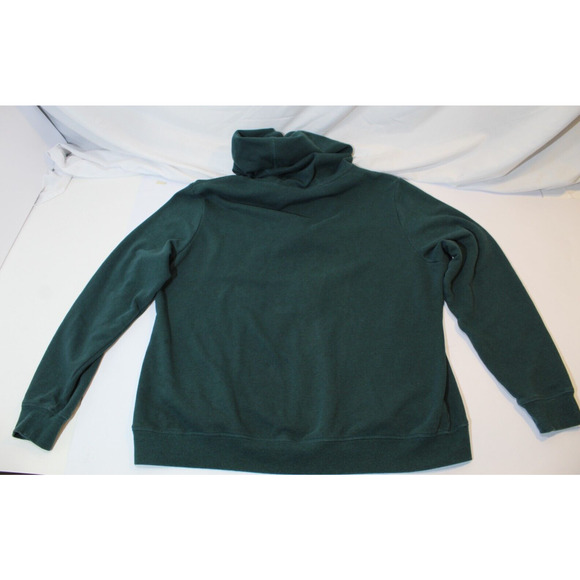 Cinch Green Full Zip Hoodie Jacket Pockets Chunky Drawstring Men's XXL Outdoors - Picture 9 of 12